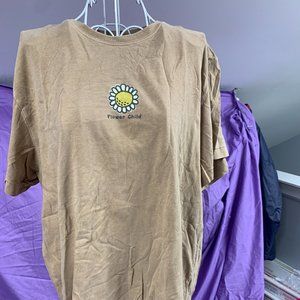 Life Is Good light tan ladies short sleeve tee size XL